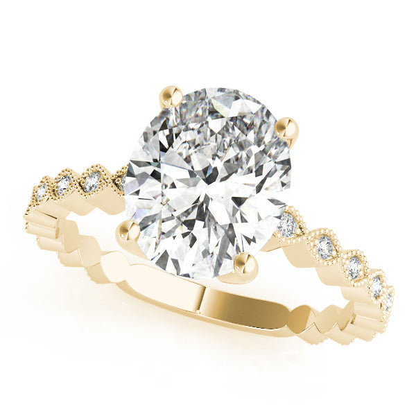 Oval Engagement Ring M84625