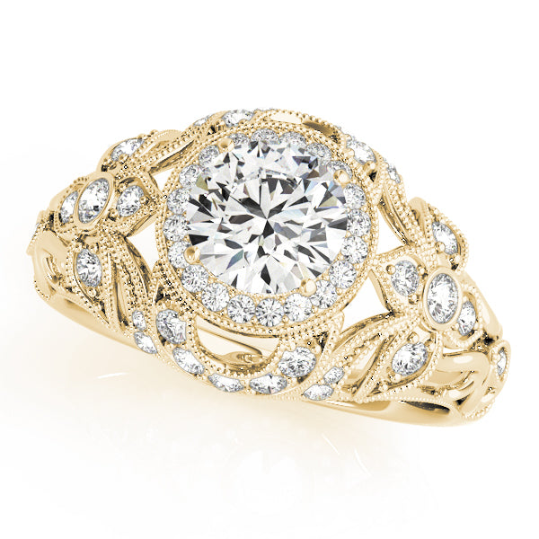 Round Engagement Ring M84672-0.8