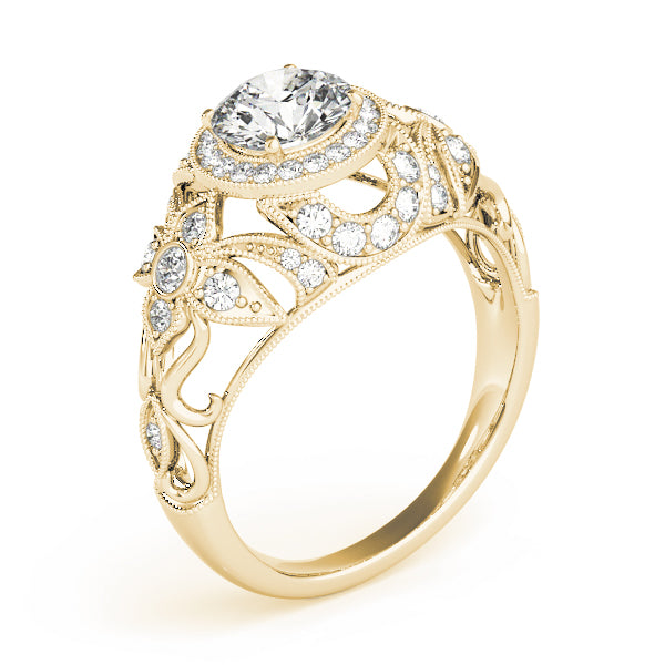 Round Engagement Ring M84672-0.8