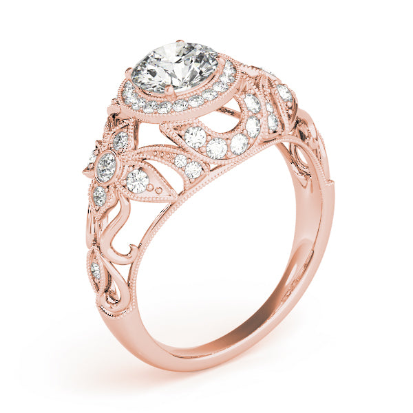 Round Engagement Ring M84672-0.8