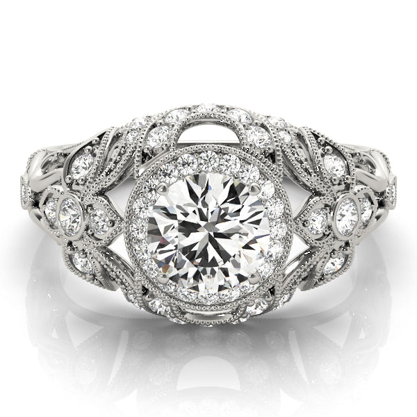 Round Engagement Ring M84672-0.8