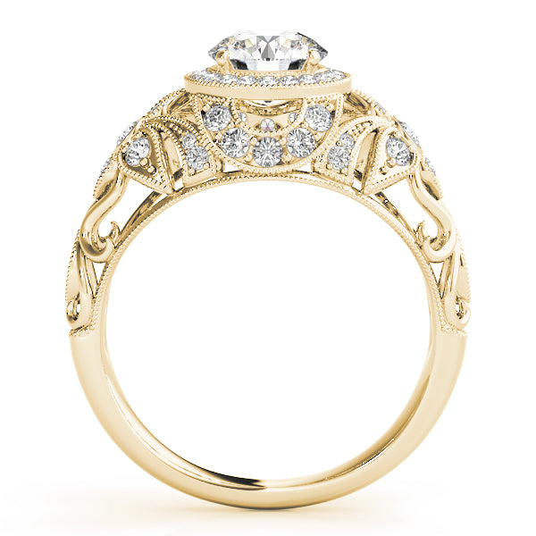 Round Engagement Ring M84672-0.8