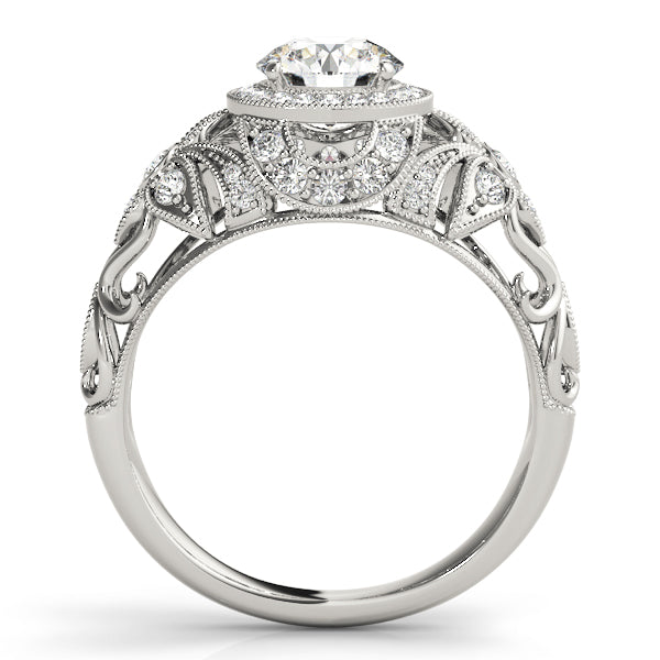 Round Engagement Ring M84672-0.8