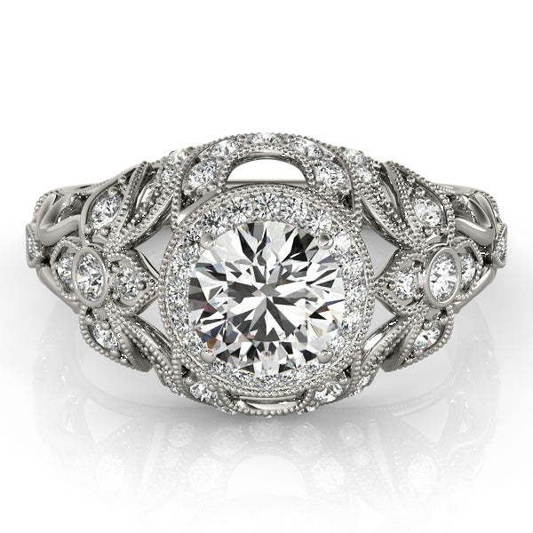 Round Engagement Ring M84672-0.8