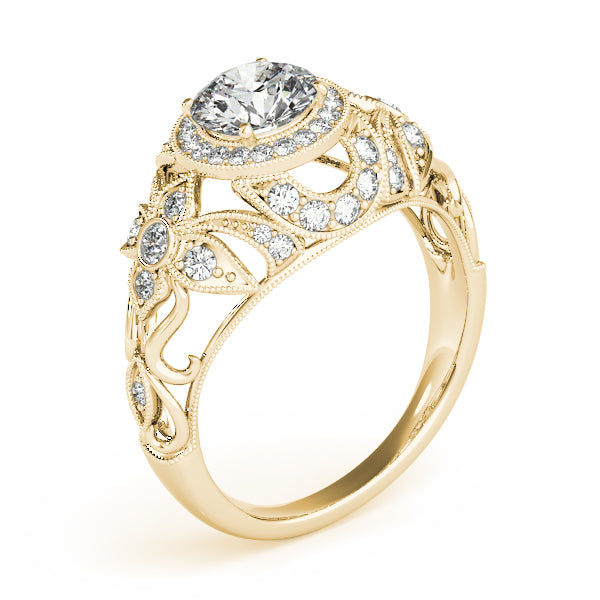 Round Engagement Ring M84672-0.8