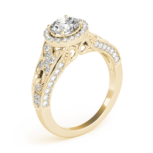Round Engagement Ring M84673