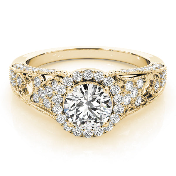 Round Engagement Ring M84673