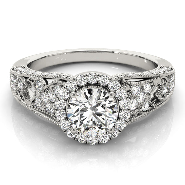 Round Engagement Ring M84673