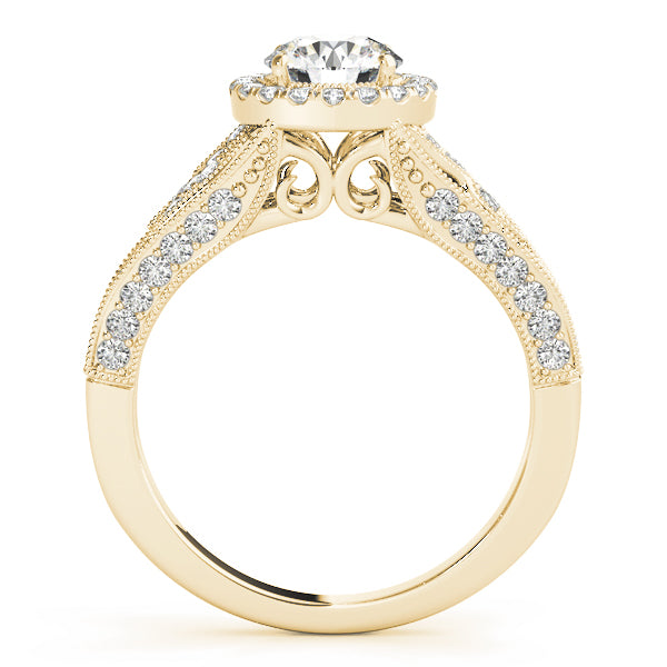 Round Engagement Ring M84673