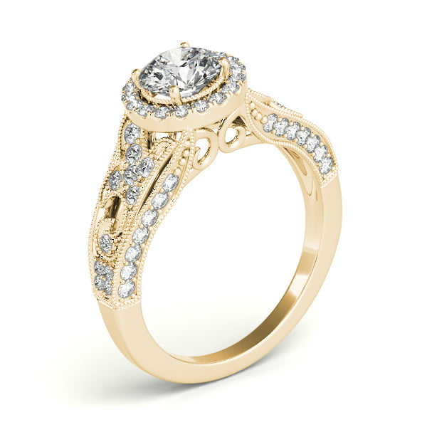Round Engagement Ring M84673