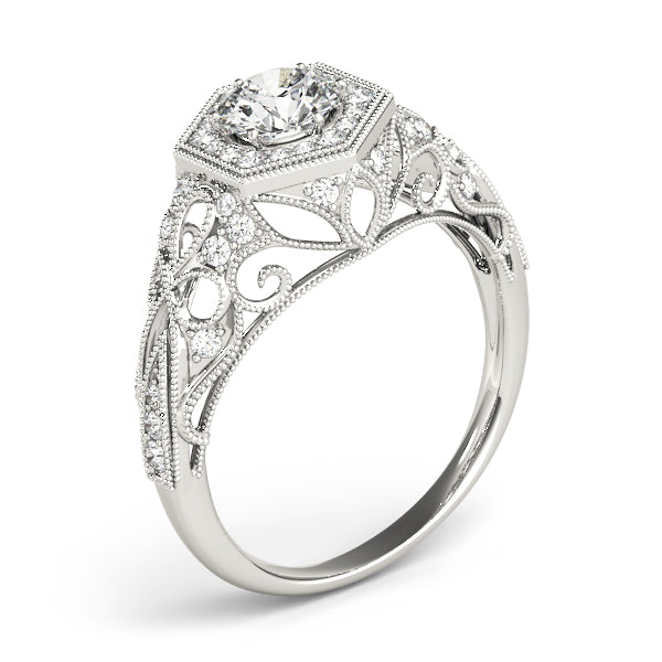 Round Engagement Ring M84676-1