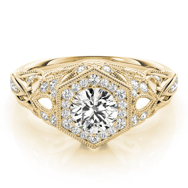 Round Engagement Ring M84676-1