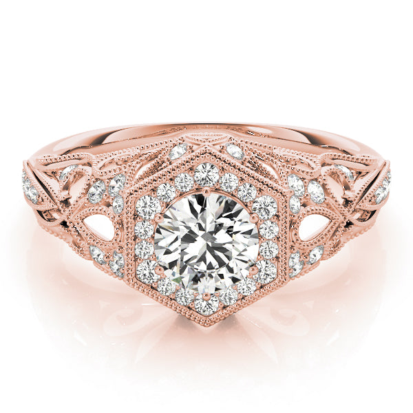 Round Engagement Ring M84676-1