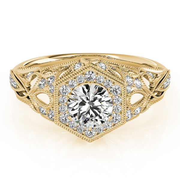 Round Engagement Ring M84676-1