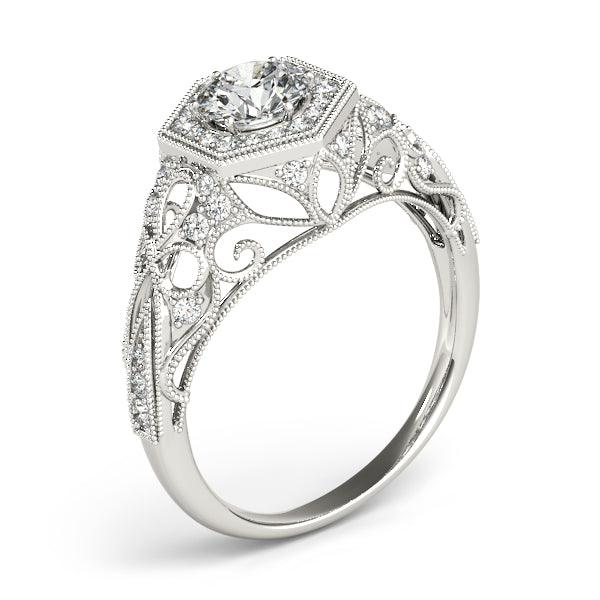 Round Engagement Ring M84676-1