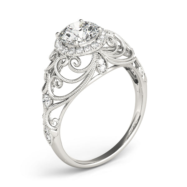 Round Engagement Ring M84680