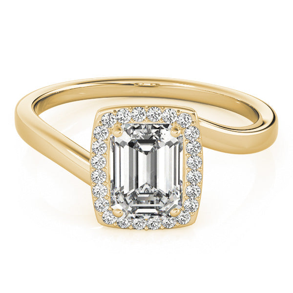 Emerald Cut Engagement Ring M84762