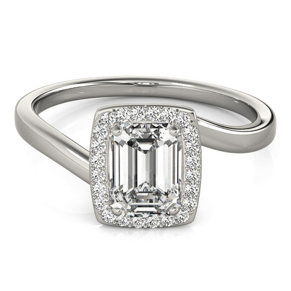 Emerald Cut Engagement Ring M84762