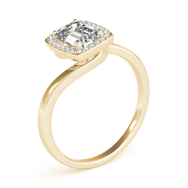Emerald Cut Engagement Ring M84762