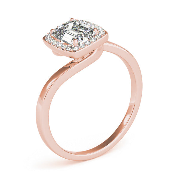 Emerald Cut Engagement Ring M84762