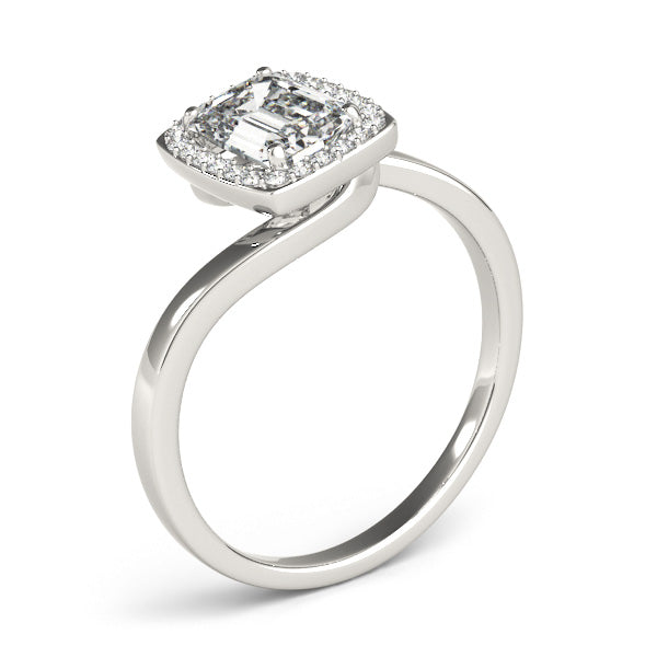 Emerald Cut Engagement Ring M84762