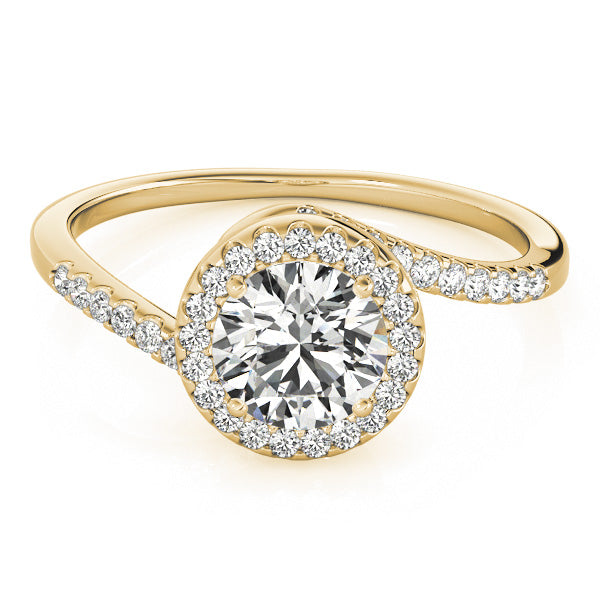 Round Engagement Ring M84766-1/2