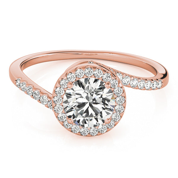 Round Engagement Ring M84766-1/2