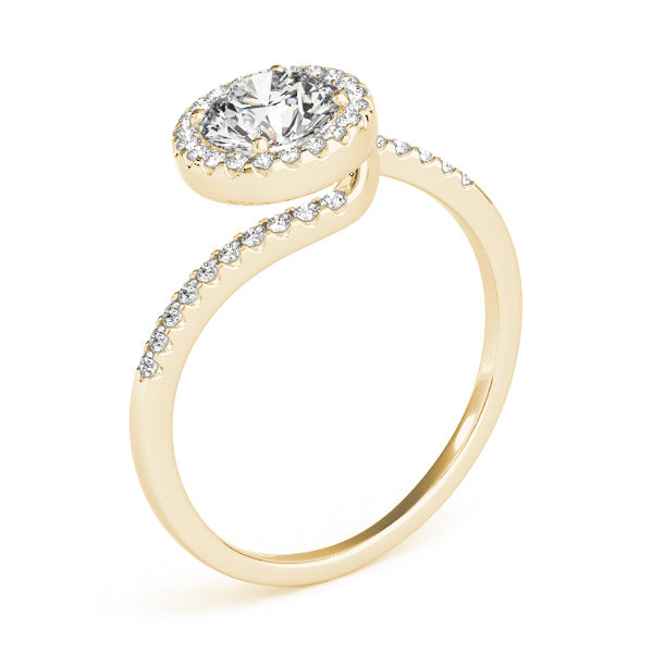 Round Engagement Ring M84766-1/2