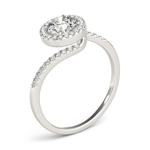 Round Engagement Ring M84766-1/2