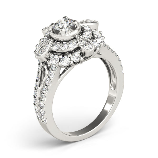 Round Engagement Ring M84819
