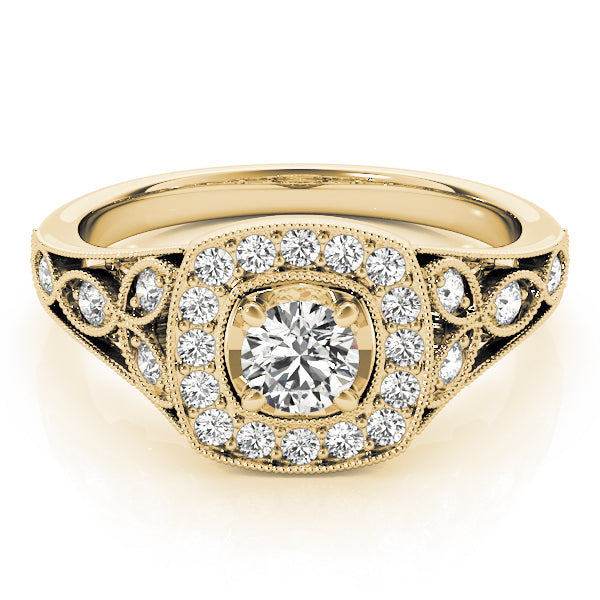 Round Engagement Ring M84830