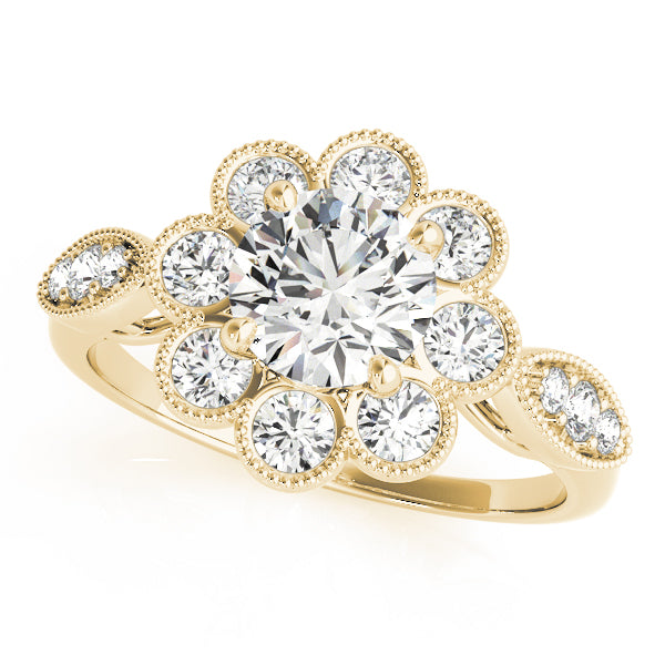 Round Engagement Ring M84841