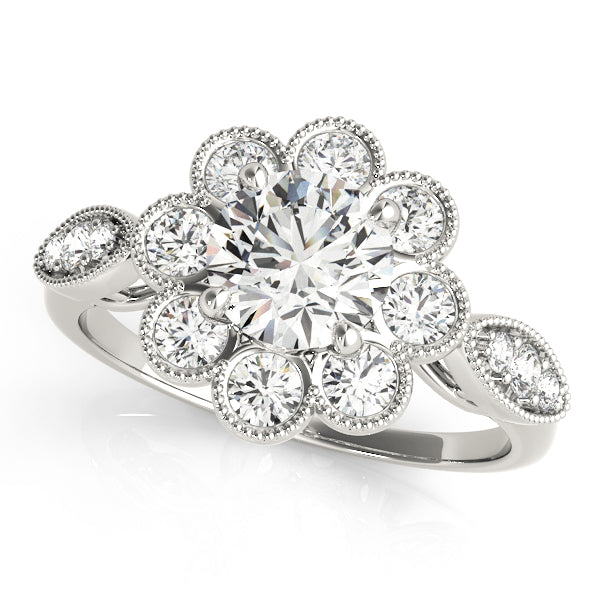 Round Engagement Ring M84841
