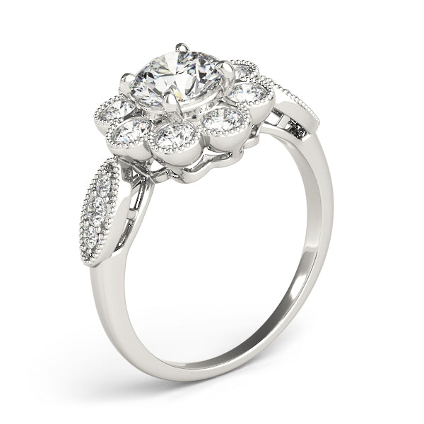 Round Engagement Ring M84841
