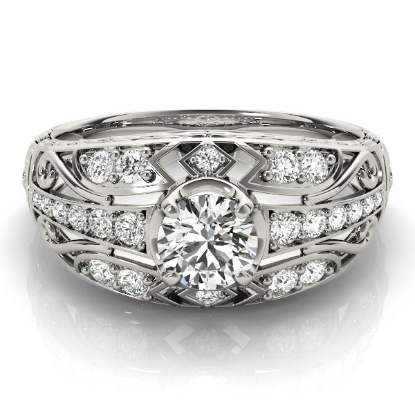 Round Engagement Ring M84889
