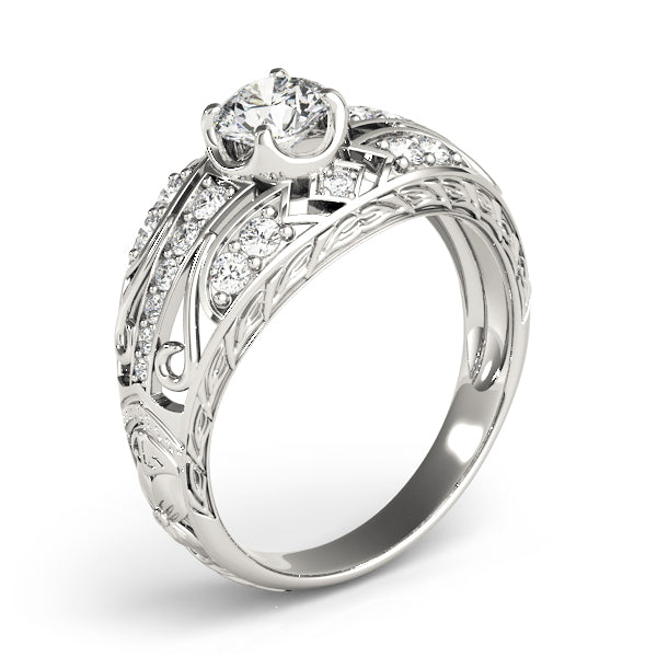 Round Engagement Ring M84889