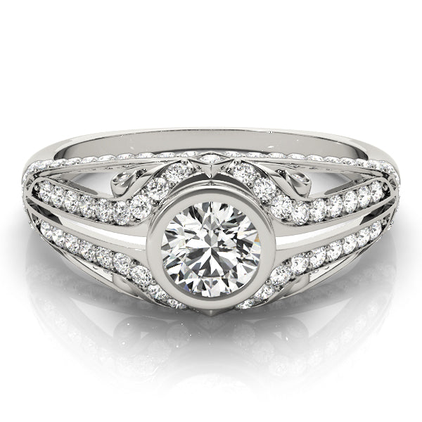 Round Engagement Ring M84892
