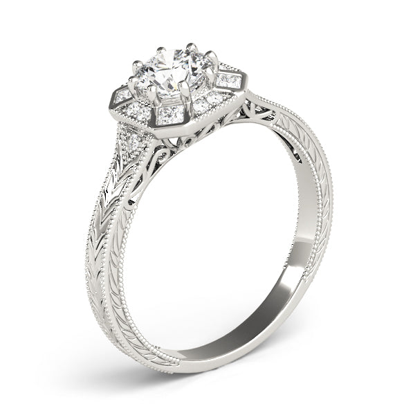 Round Engagement Ring M84897-1