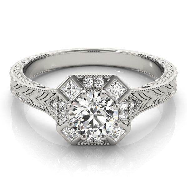 Round Engagement Ring M84897-1