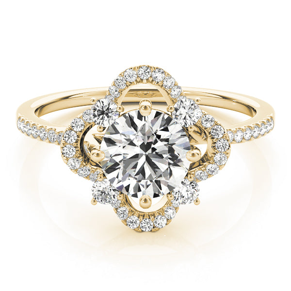 Round Engagement Ring M84901