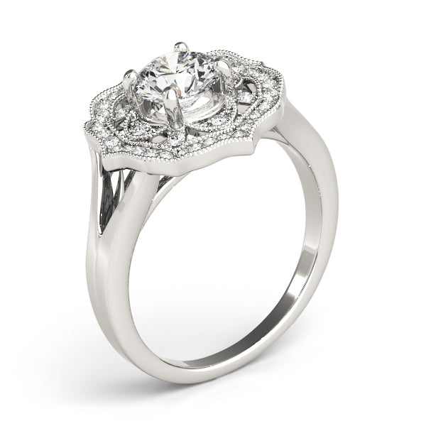 Round Engagement Ring M84911