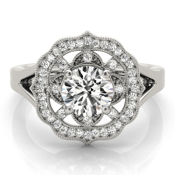 Round Engagement Ring M84911