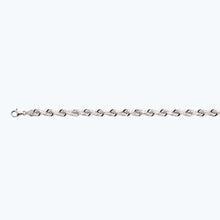 Load image into Gallery viewer, 14K 7MM WHITE GOLD SOLID DC ROPE 24&quot; CHAIN NECKLACE (AVAILABLE IN LENGTHS 7&quot; - 30&quot;)
