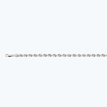 Load image into Gallery viewer, 14K 6MM WHITE GOLD SOLID DC ROPE 24&quot; CHAIN NECKLACE (AVAILABLE IN LENGTHS 7&quot; - 30&quot;)
