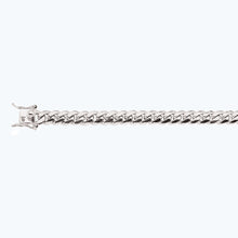 Load image into Gallery viewer, 14K 8MM WHITE GOLD SOLID MIAMI CUBAN 24&quot; CHAIN NECKLACE (AVAILABLE IN LENGTHS 7&quot; - 30&quot;)
