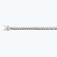 Load image into Gallery viewer, 14K 7MM WHITE GOLD SOLID MIAMI CUBAN 24&quot; CHAIN NECKLACE (AVAILABLE IN LENGTHS 7&quot; - 30&quot;)
