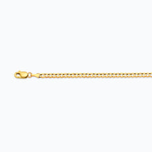 Load image into Gallery viewer, 14K 2.5MM YELLOW GOLD SOLID CURB 24&quot; CHAIN NECKLACE (AVAILABLE IN LENGTHS 7&quot; - 30&quot;)
