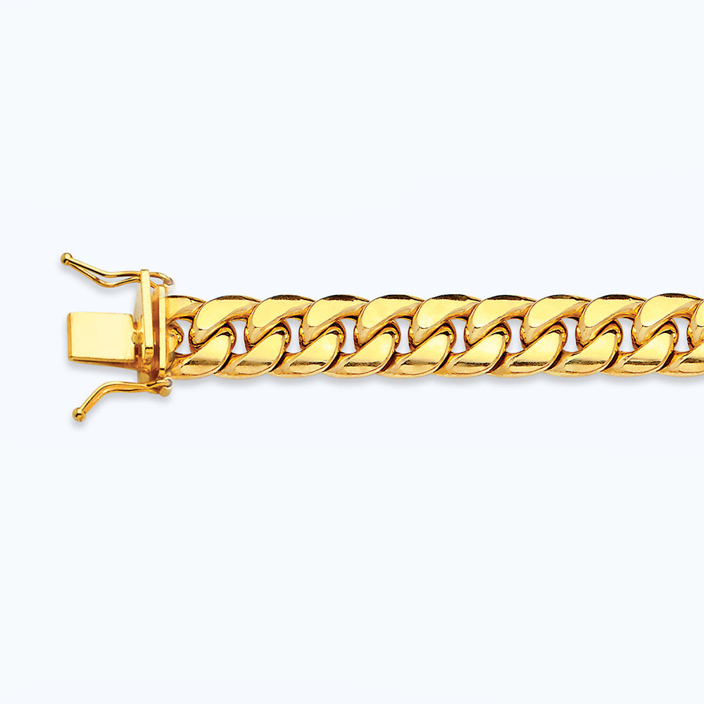 10K 8.5MM YELLOW GOLD HOLLOW MIAMI CUBAN 22