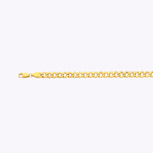 Load image into Gallery viewer, 14K 6.5MM YELLOW GOLD HOLLOW CURB 16&quot; CHAIN NECKLACE (AVAILABLE IN LENGTHS 7&quot; - 30&quot;)
