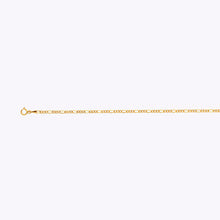 Load image into Gallery viewer, 10K 2MM YELLOW GOLD HOLLOW FIGARO 20&quot; CHAIN NECKLACE (AVAILABLE IN LENGTHS 7&quot; - 30&quot;)
